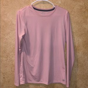 BCG long sleeve light pink shirt